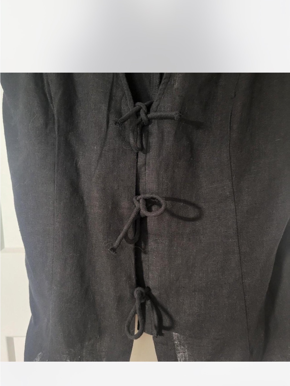 a new day Black Bow-Front Sleeveless Top - Picture 5 of 5